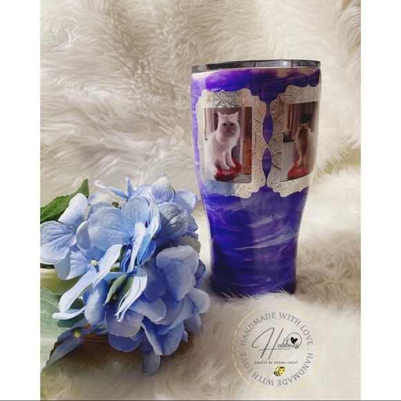 Photo  Frame 20oz Curve Personalized Tumbler - Picture 2 of 11